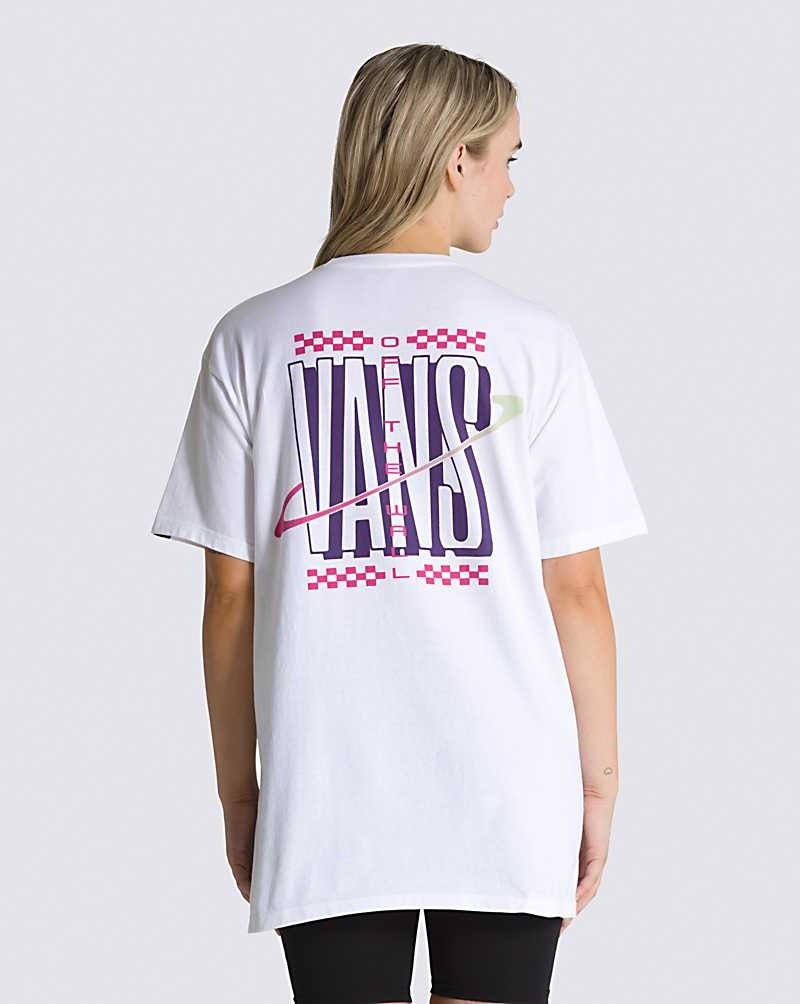 Vans Ringed Logo T-Shirt Herr Vita | Sverige DKBP71628