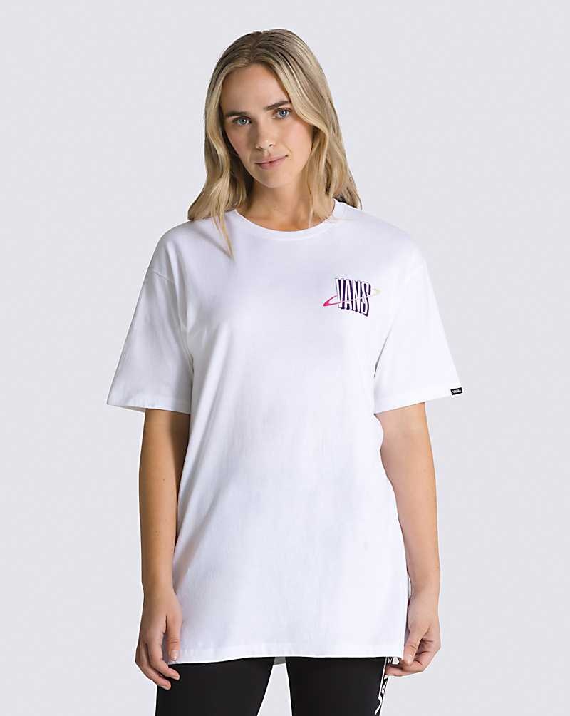 Vans Ringed Logo T-Shirt Herr Vita | Sverige DKBP71628