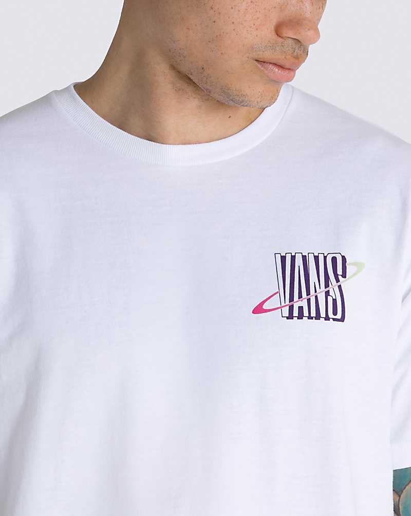 Vans Ringed Logo T-Shirt Herr Vita | Sverige DKBP71628