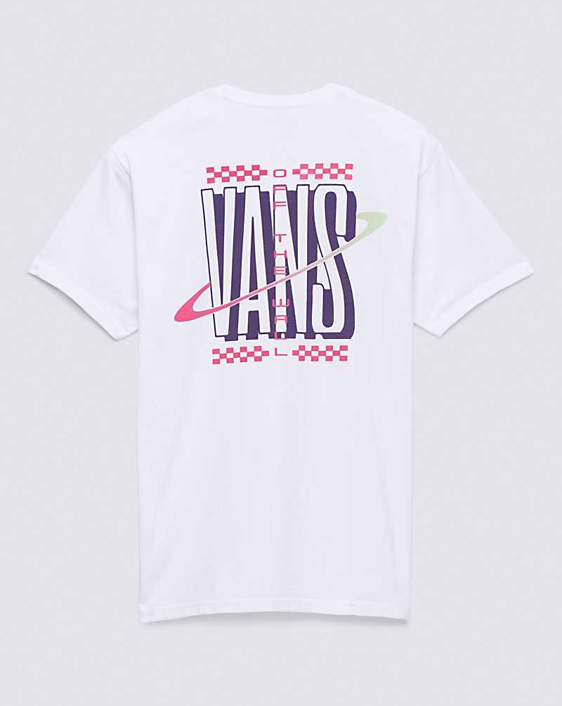 Vans Ringed Logo T-Shirt Herr Vita | Sverige DKBP71628