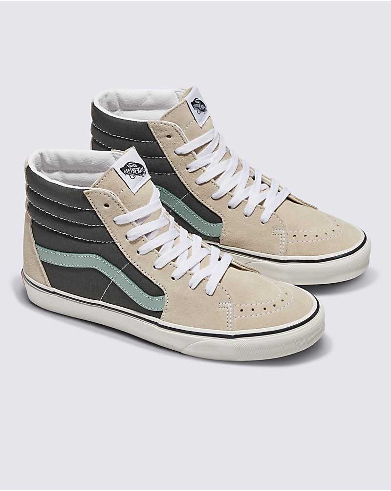 Vans Sk8-Hi Canvas Mocka Skor Dam Svarta Beige | Sverige NVRL51486