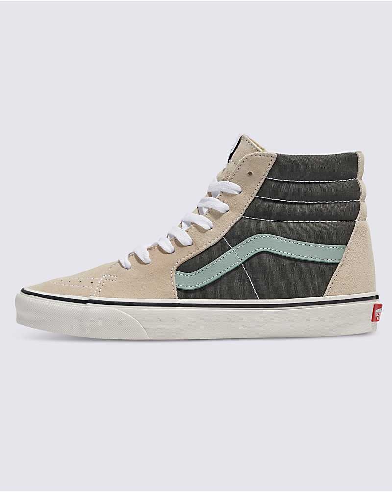 Vans Sk8-Hi Canvas Mocka Skor Dam Svarta Beige | Sverige NVRL51486