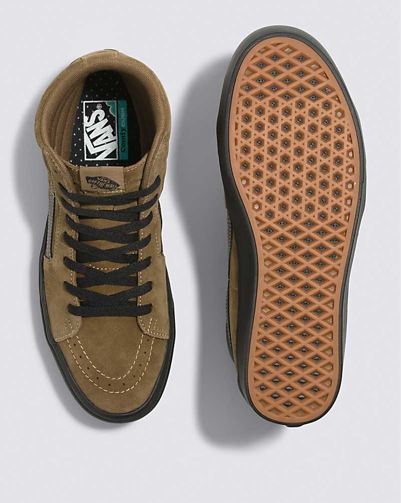 Vans Sk8-Hi ComfyCush Mocka Skor Dam Bruna | Sverige JVDS85713