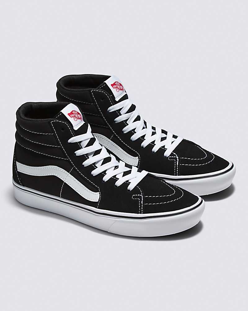 Vans Sk8-Hi ComfyCush Skor Dam Svarta Vita | Sverige IDKQ73568