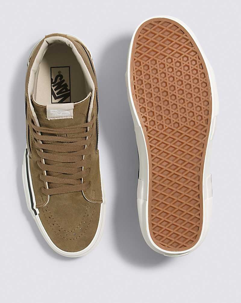 Vans Sk8-Hi Rearrange Skor Herr Khaki | Sverige UMEW47068