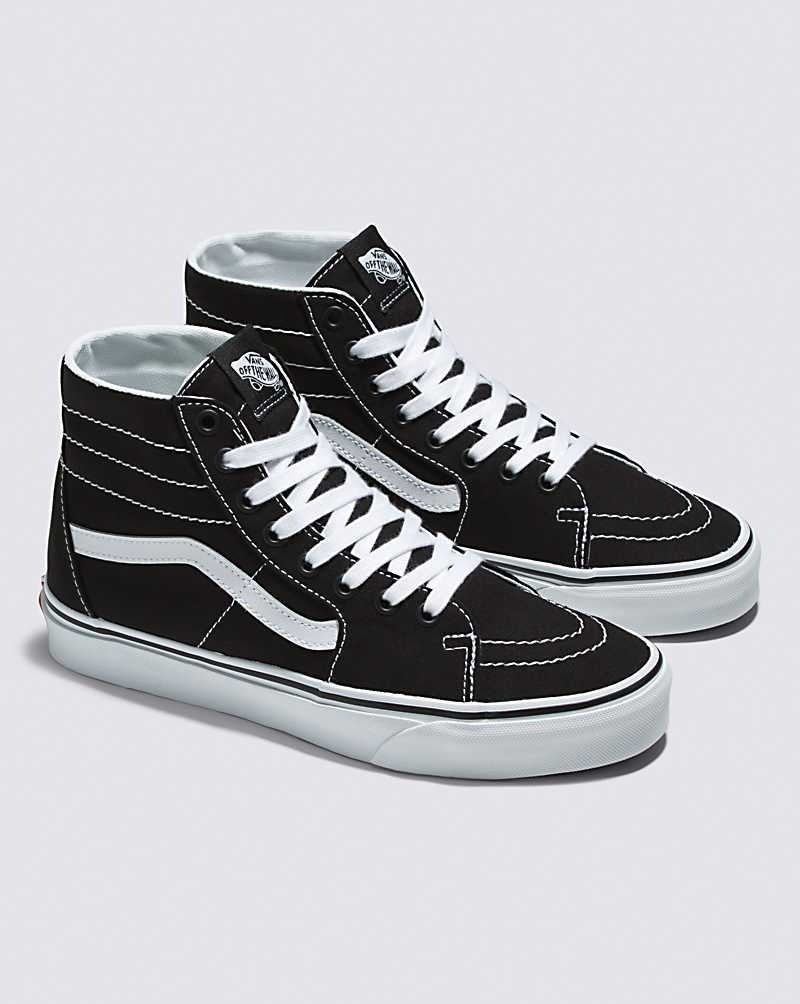 Vans Sk8-Hi Tapered Canvas Skor Dam Svarta Vita | Sverige GXAH10758