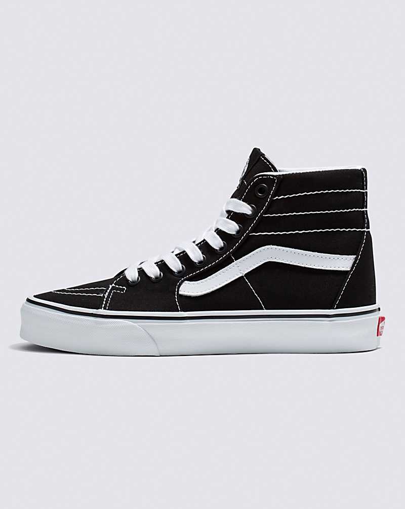 Vans Sk8-Hi Tapered Canvas Skor Dam Svarta Vita | Sverige GXAH10758