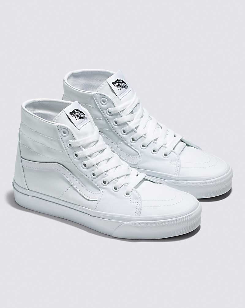 Vans Sk8-Hi Tapered Canvas Skor Herr Vita | Sverige YGXN69814