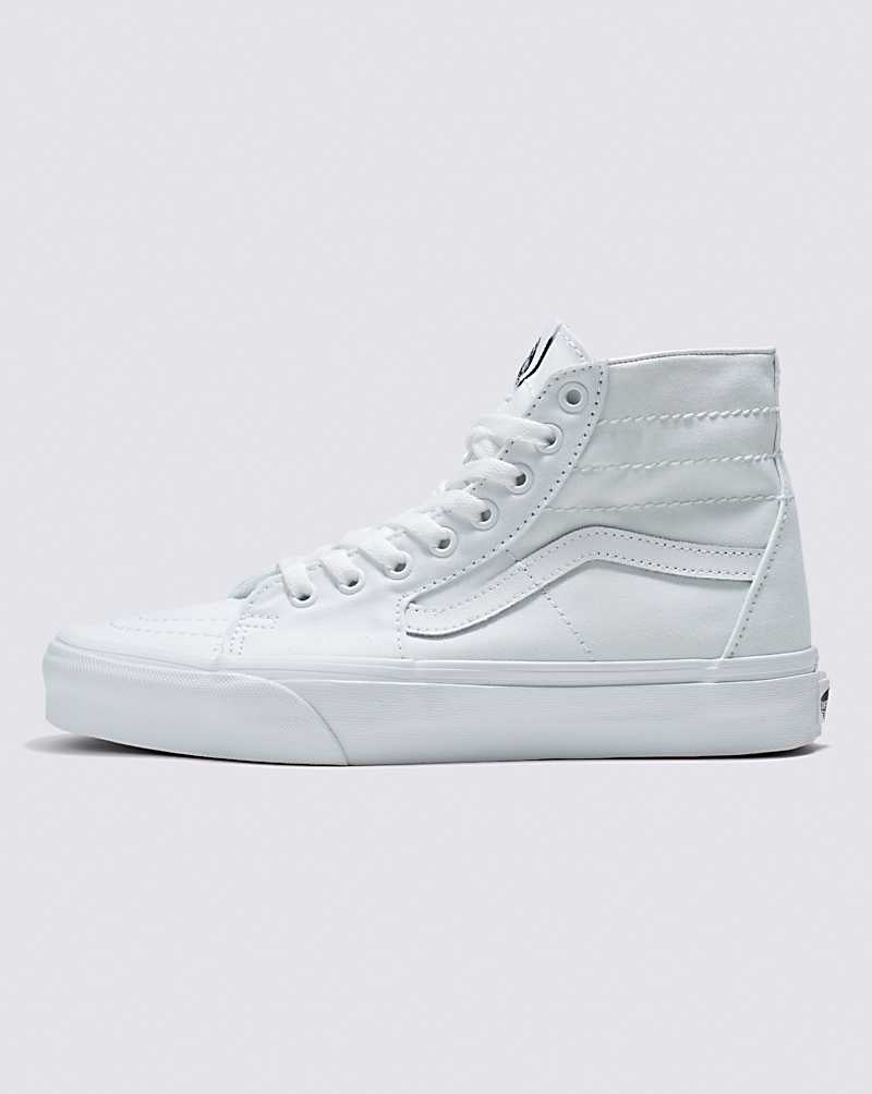 Vans Sk8-Hi Tapered Canvas Skor Herr Vita | Sverige YGXN69814