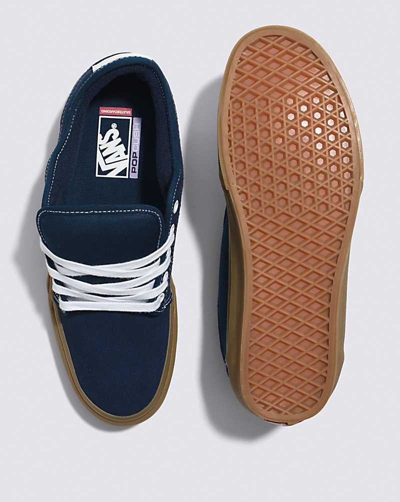 Vans Skate Chukka Low Skateskor Dam Marinblå | Sverige NQZX32851