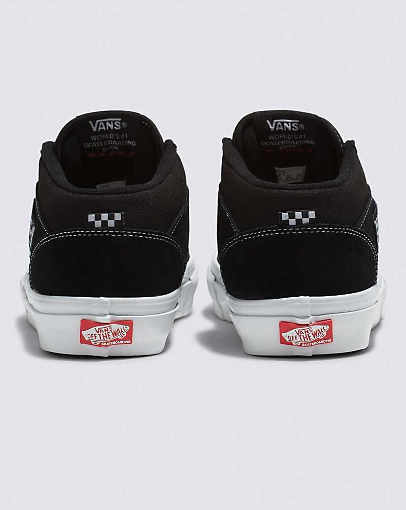 Vans Skate Half Cab Skateskor Dam Svarta Vita | Sverige RPWS14875