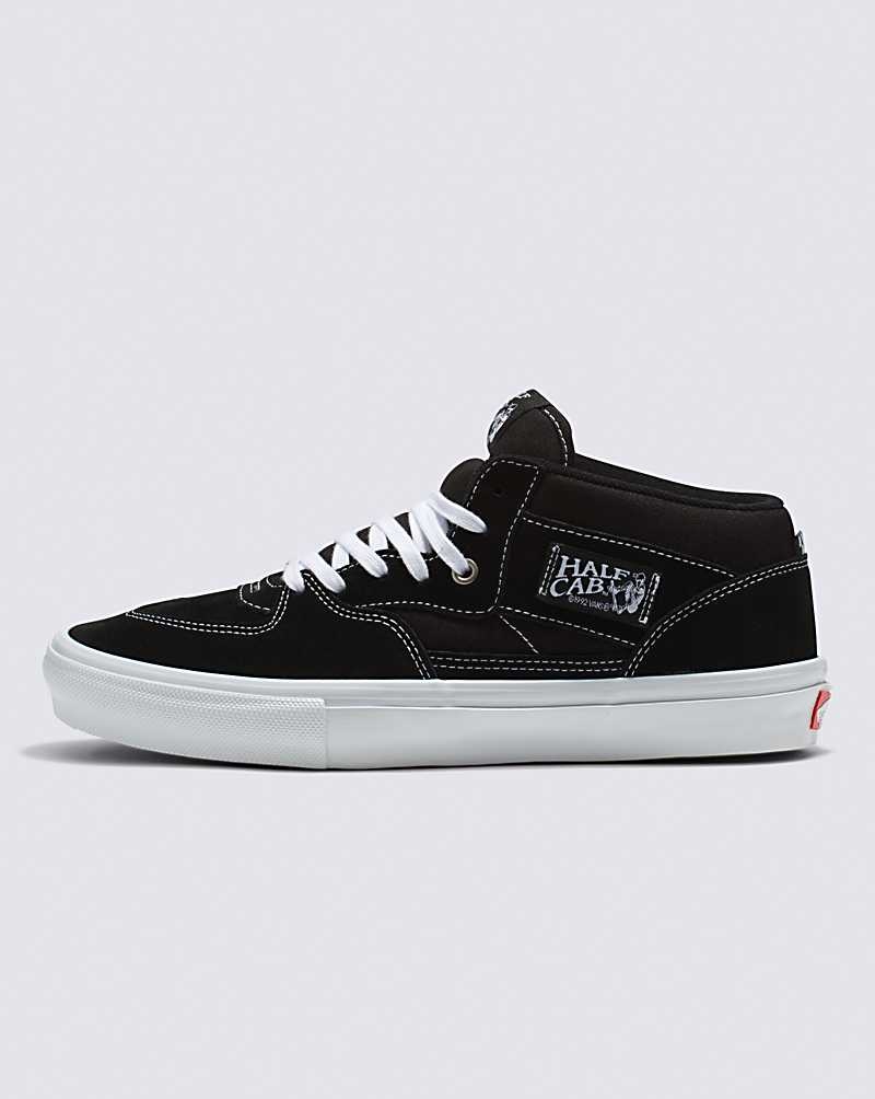 Vans Skate Half Cab Skateskor Dam Svarta Vita | Sverige RPWS14875