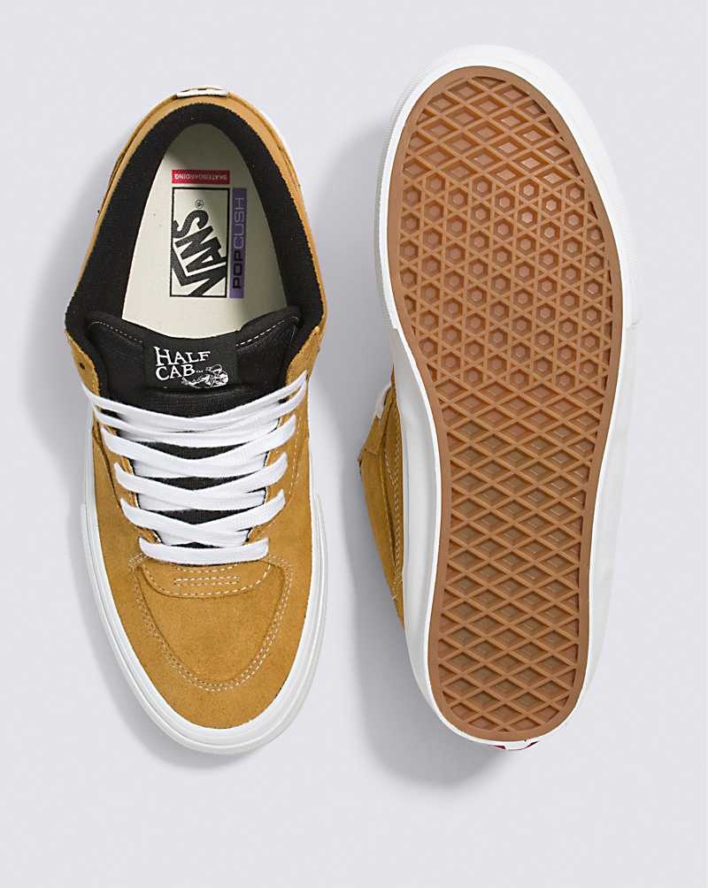 Vans Skate Half Cab Skateskor Herr Guld | Sverige TGYS69254