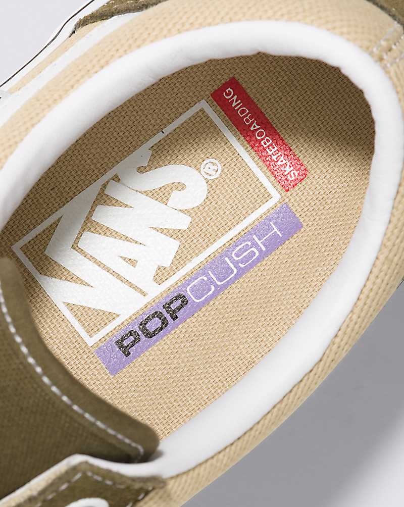 Vans Skate Old Skool Skateskor Herr Olivgröna Beige | Sverige CIZG49537