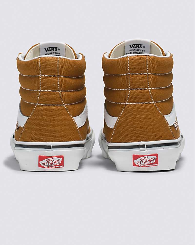 Vans Skate Sk8-Hi Skateskor Dam Bruna | Sverige XJSO64982