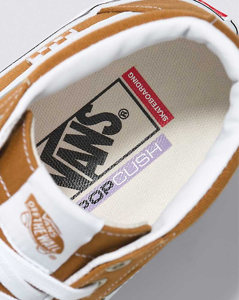 Vans Skate Sk8-Hi Skateskor Dam Bruna | Sverige XJSO64982