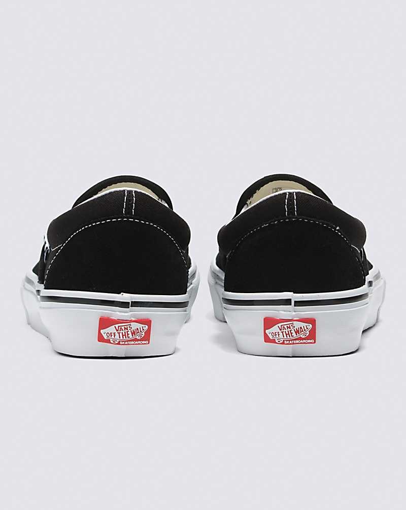 Vans Skate Slip-On Skateskor Dam Svarta Vita | Sverige VXTH12643