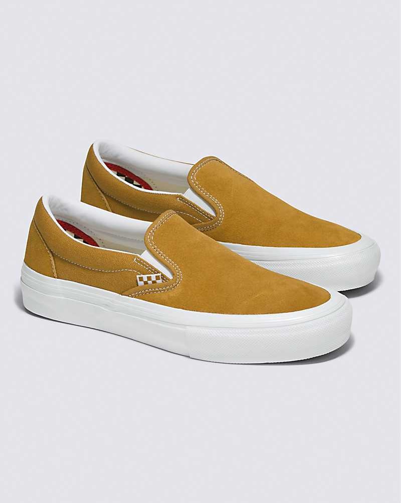 Vans Skate Slip-On Wrapped Skateskor Dam Guld | Sverige WUNR05147