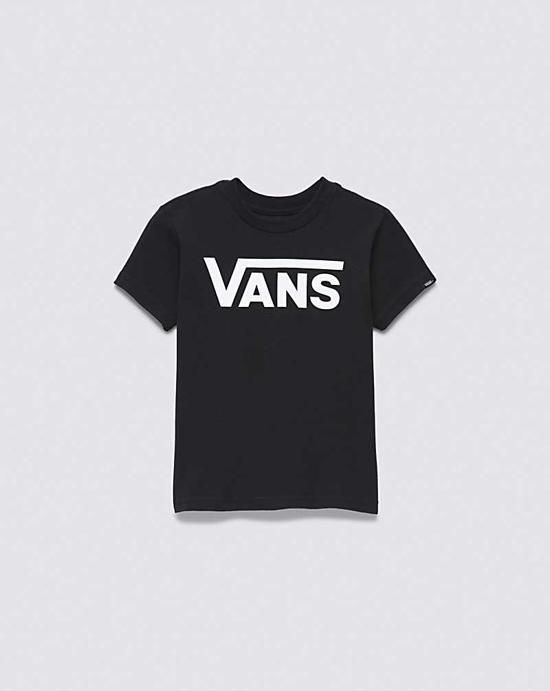 Vans Små Barn Classic T-Shirt Barn Svarta Vita | Sverige DSFI69217