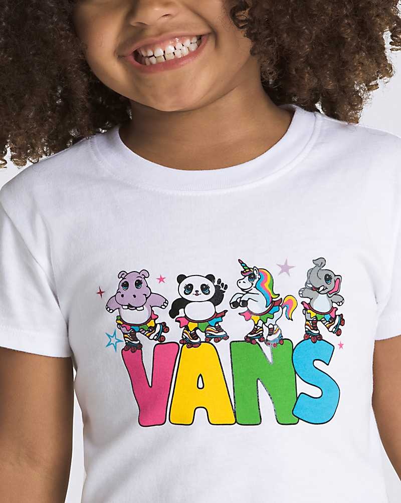 Vans Små Barn Disco Critters T-Shirt Barn Vita | Sverige LDXY79036