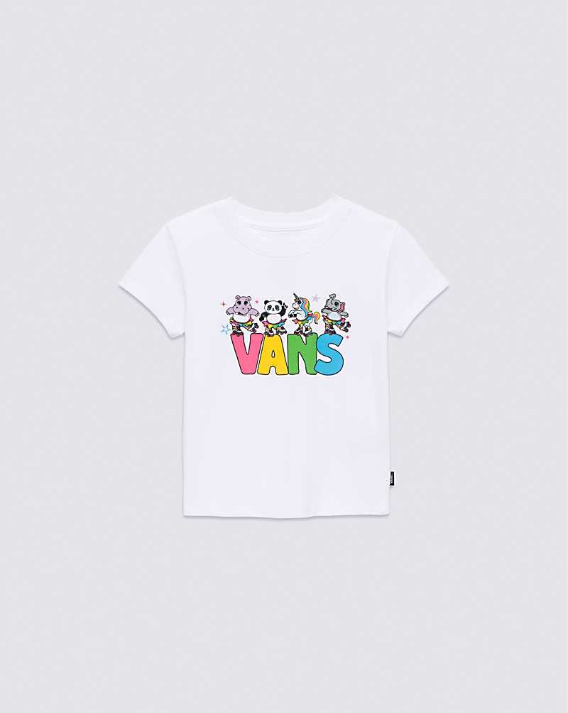 Vans Små Barn Disco Critters T-Shirt Barn Vita | Sverige LDXY79036