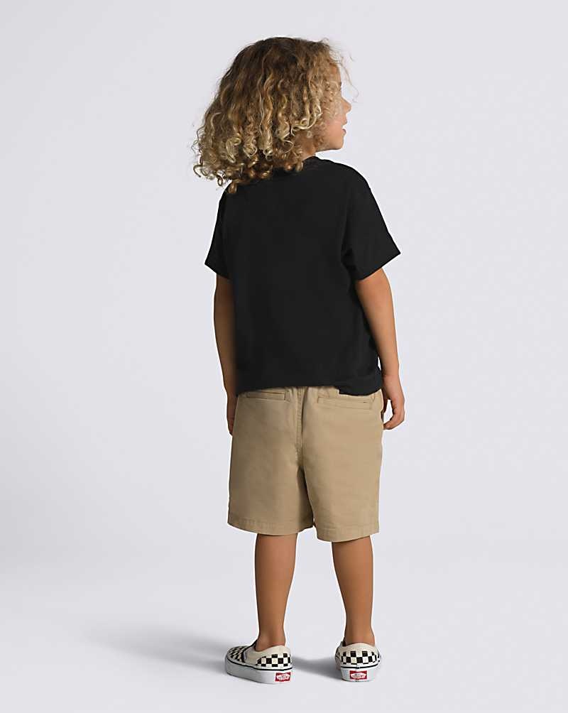 Vans Små Barn Range Elastic Midja Shorts Barn Khaki | Sverige HTRP73029