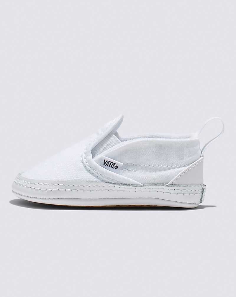 Vans Spädbarn Slip-On V Crib Skor Barn Vita | Sverige RINV75413