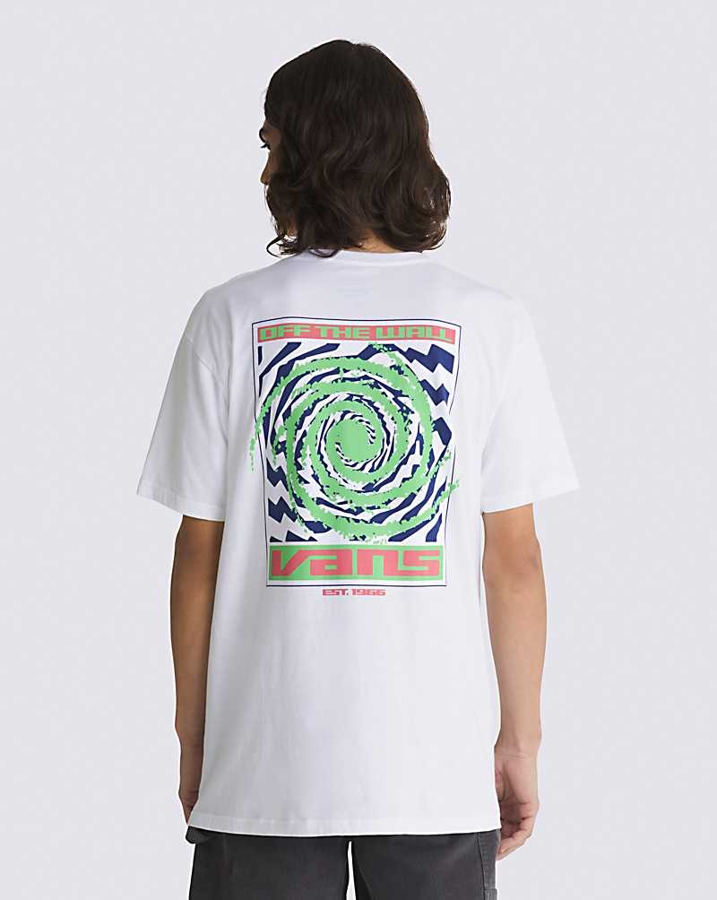 Vans Wormhole Warped T-Shirt Herr Vita | Sverige ZQNK02943