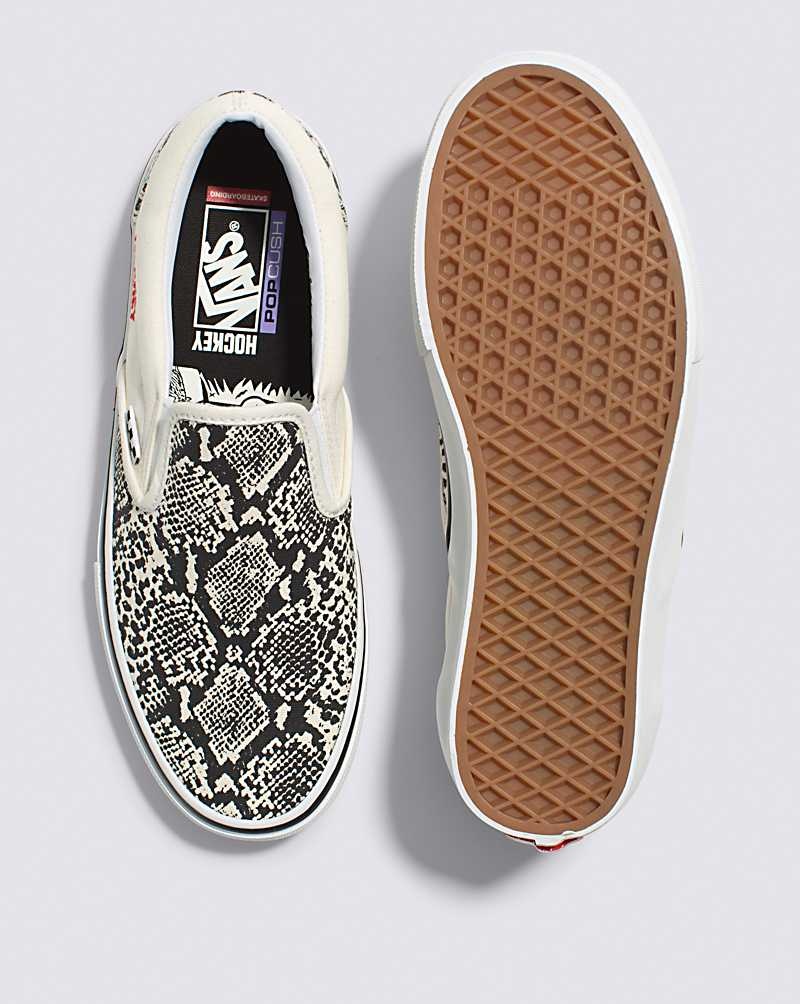 Vans X Hockey Skate Slip-On Skateskor Herr Ormskinn | Sverige OAVI48036