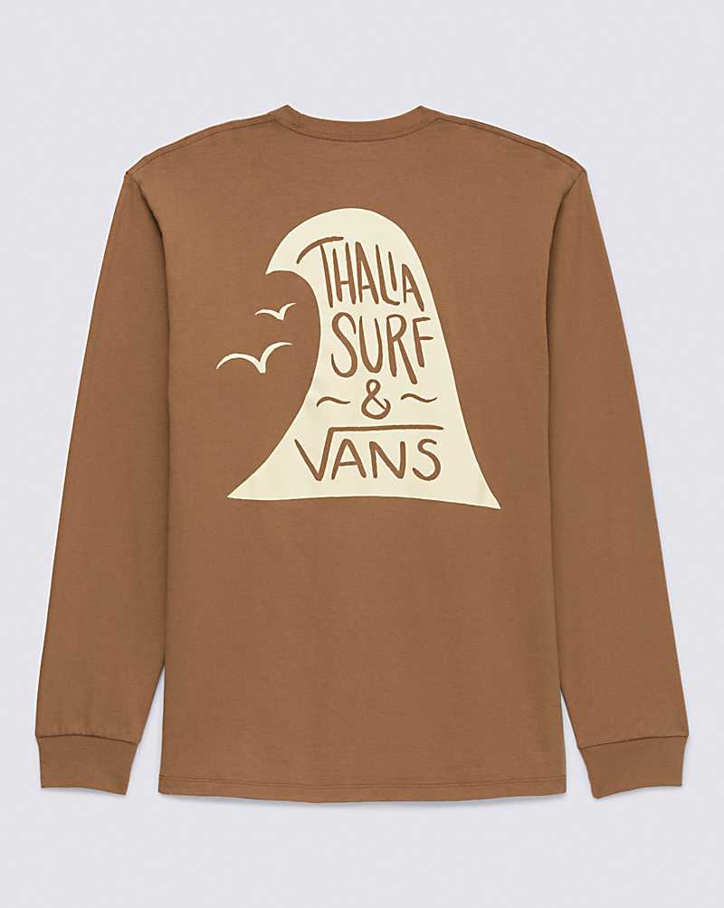 Vans X Thalia Hi Tide Long Sleeve T-Shirt Herr Bruna | Sverige SWIK83420